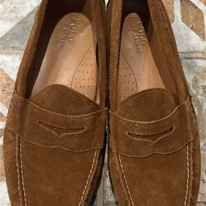 Polo by Ralph Lauren Men's Tan Suede Slip-Ons Size 13D